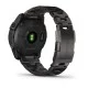 Смарт-часы Garmin fenix 7X Sapphire Solar карбоново-серые титановые DLC с титановим вентилируемым браслетом