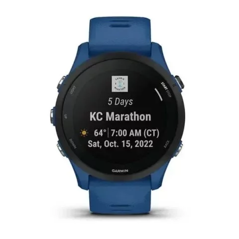 Смарт-годинник Garmin Forerunner 255 синій приплив