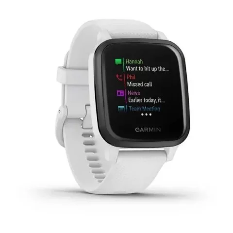 Смарт-часы Garmin Venu Sq Music Editionс белые с грифельным безелем