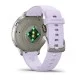Смарт-часы Garmin Venu 4 (41 мм) серебристый с силиконовым ремешком барвинкового цвета