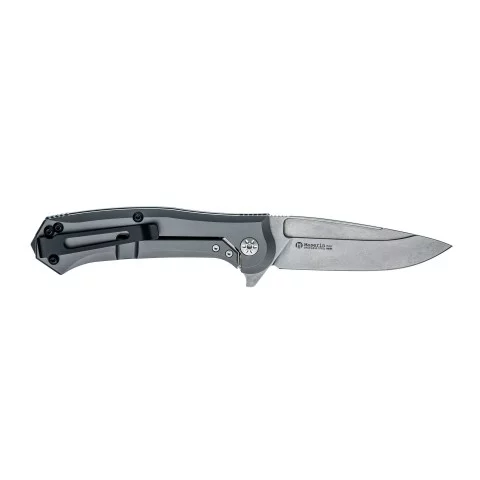 Нож Maserin Police, N690, G10 + титан, черный
