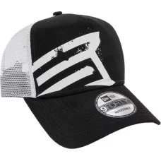 Кепка Savage TRUCKER HAT W/ WHITE SAVAGE LOGO с козырьком ц:белый/черный