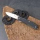Багатофункціональний ніж Ruike Trekker LD32-B, (8.5 см) 12C27 / G10 чорний, 11 інстр.