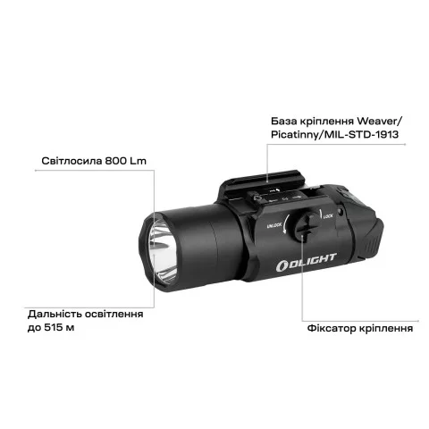 Фонарь Olight PL Turbo Valkyrie Black