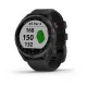 Смарт-часы Garmin Approach S42 темно-серые с черным ремешком