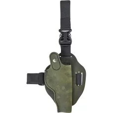 Кобура Ammo Key набедренная ILLEGIBLE-1 S APS Olive Pullup (мягкая основа)
