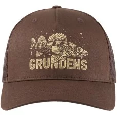 Кепка Grundens King of the Lakes Trucker One size Brown