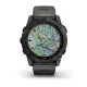 Смарт-часы Garmin fenix 7X Sapphire Solar карбоново-серые титановые DLC с титановим вентилируемым браслетом