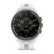 Смарт-часы Garmin Approach S70 (42 мм) с черным керамическим безелем и белым ремешком