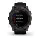 Смарт-часы Garmin fenix 7X Sapphire Solar карбоново-серые титановые DLC с черным ремешком