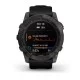 Смарт-часы Garmin fenix 7X Sapphire Solar карбоново-серые титановые DLC с черным ремешком