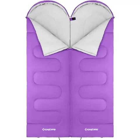 Спальный мешок KingCamp Oasis 250 Comf +12°C / Lim +7°C / Extr -3°C Purple