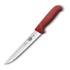 Кухонний ніж Victorinox Fibrox Sticking лезо 20см з черв. ручкой