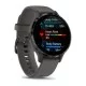Смарт-часы Garmin Venu 3s серые со сланцевым стальным безелем и силиконовым ремешком