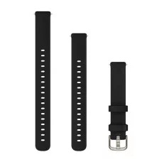 Быстросменные ремешки для смарт-часов Garmin 14 мм силиконовые Black/cream gold (3 части)