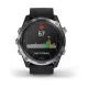 Смарт-годинник Garmin Descent Mk2 з нержавіючої сталі з чорним ремінцем