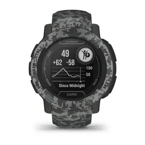 Смарт-годинник Garmin Instinct 2 Camo Edition графітовий