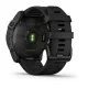 Смарт-часы Garmin fenix 7X Sapphire Solar карбоново-серые титановые DLC с черным ремешком