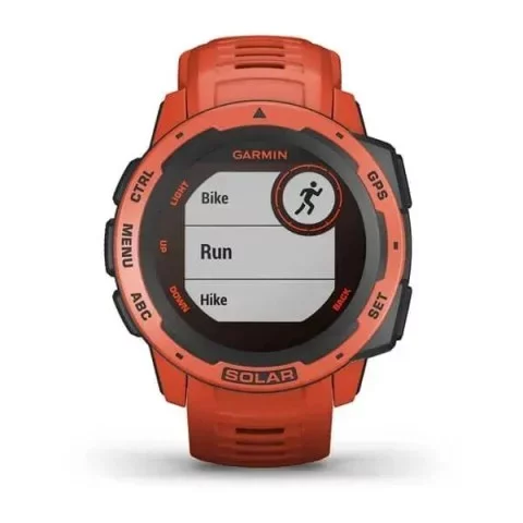 Смарт-годинник Garmin Instinct Solar Flame Red