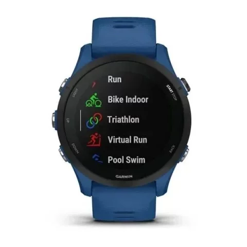 Смарт-годинник Garmin Forerunner 255 синій приплив