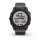 Смарт-часы Garmin fenix 7X Sapphire Solar карбоново-серые титановые DLC с титановим вентилируемым браслетом
