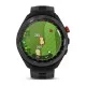 Смарт-часы Garmin Approach S70 (47 мм) с черным керамическим безелем и черным ремешком