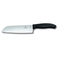 Нож кухонный Victorinox SwissClassic Santoku 17 см, черный, блистер