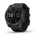 Смарт-часы Garmin fenix 7X Sapphire Solar карбоново-серые титановые DLC с черным ремешком