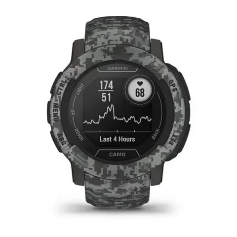 Смарт-часы Garmin Instinct 2 Camo Edition графитовые