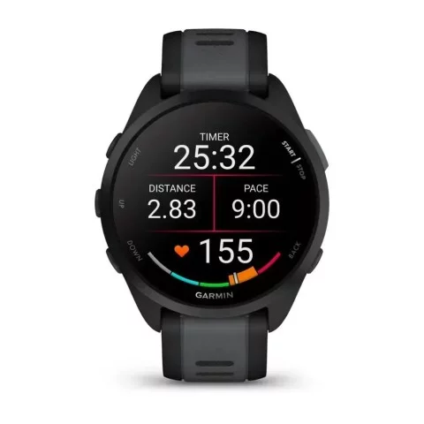 Смарт-часы Garmin Forerunner 165 черные/грифельно-серый