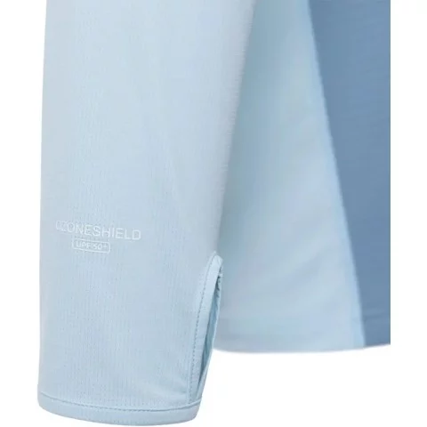 Реглан Favorite Hooded Jersey Basic S sun protect light blue