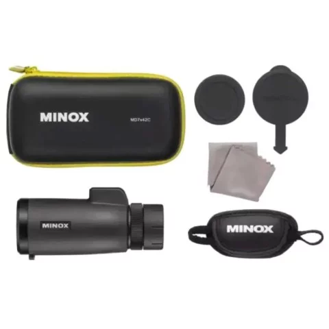 Монокуляр MINOX MD 7x42 C Black с компасом и дальномерной сеткой