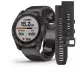 Смарт-часы Garmin fenix 7X Sapphire Solar карбоново-серые титановые DLC с титановим вентилируемым браслетом