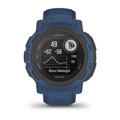 Смарт-часы Garmin Instinct 2 Solar синие