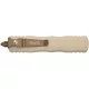 Нож Microtech Dirac, D/E Burnt Bronze Standard champagne