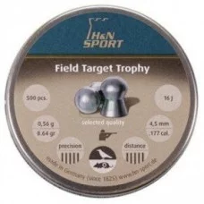 Кулі пневматичні Haendler&Natermann Diabolo Fienld&Target Trophy 0.56 г, кал.177(4.5 мм), 500 шт.