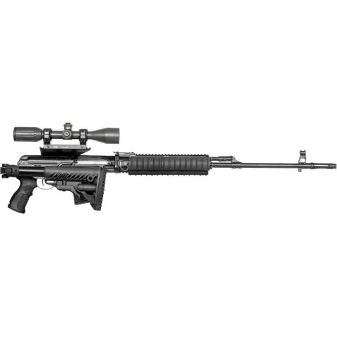 Приклад c адаптером приклада FAB Defense М4 для СВД