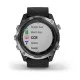 Смарт-годинник Garmin Descent Mk2 з нержавіючої сталі з чорним ремінцем