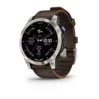 Смарт-часы Garmin D2 Mach 1 с коричневым ремешком Оксфорд