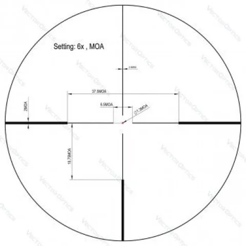 Оптический прицел Vector Optics Continental 1-6x24 (30 мм) illum. SFP