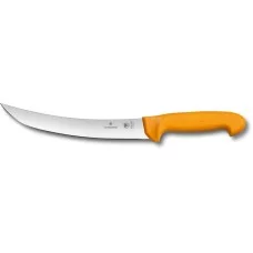Ніж м'ясника Victorinox SWIBO 22см жовтий 5.8435.22