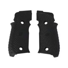 Накладки на пистолетную рукоятку Sig Sauer P226 ZEV G10, HEXAGONAL AGGRESSIVE, BLK