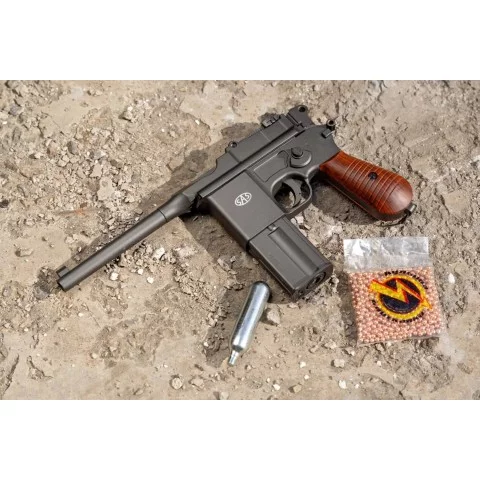 Пистолет пневматический SAS M712 Blowback BB кал. 4.5 мм