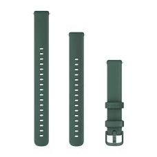 Быстросменные ремешки для смарт-часов Garmin 14 мм силиконовые Jasper green (3 части)