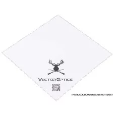 Чистящая салфетка Vector Optics для оптики 147х147 мм белая
