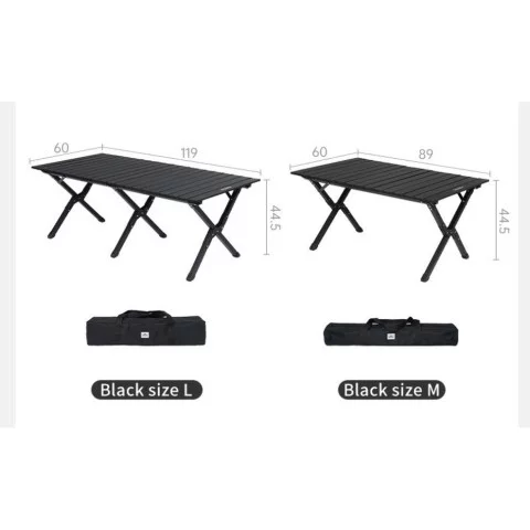 Складаний стіл Naturehike Star Jane T01 CNK2550JJ018, 89х60 см, вуглецева сталь, бежевий