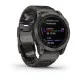 Смарт-часы Garmin fenix 7X Sapphire Solar карбоново-серые титановые DLC с титановим вентилируемым браслетом