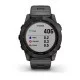 Смарт-часы Garmin fenix 7X Sapphire Solar карбоново-серые титановые DLC с титановим вентилируемым браслетом