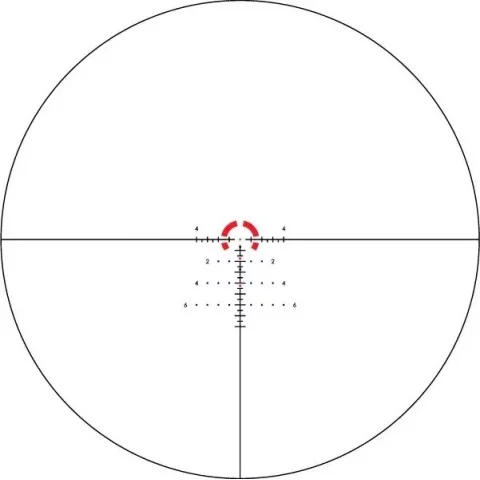 Приціл оптичний Vortex Strike Eagle, 1-10x24 FFP, EBR-8 BDC, 0.1 MRAD, (Illuminated) black