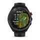 Смарт-часы Garmin Approach S70 (47 мм) с черным керамическим безелем и черным ремешком